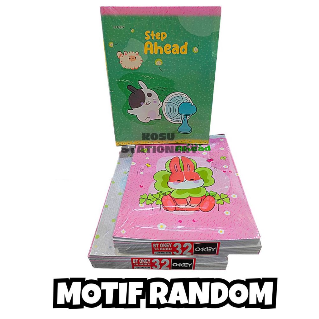 

BUKU TULIS OKEY 32 LEMBAR (10 BUKU)