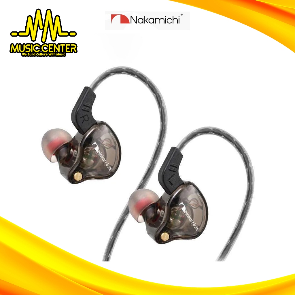 Ear Monitor Nakamichi HQ X11 Dynamic Driver In Ear Monitor Wired Earphone Mic