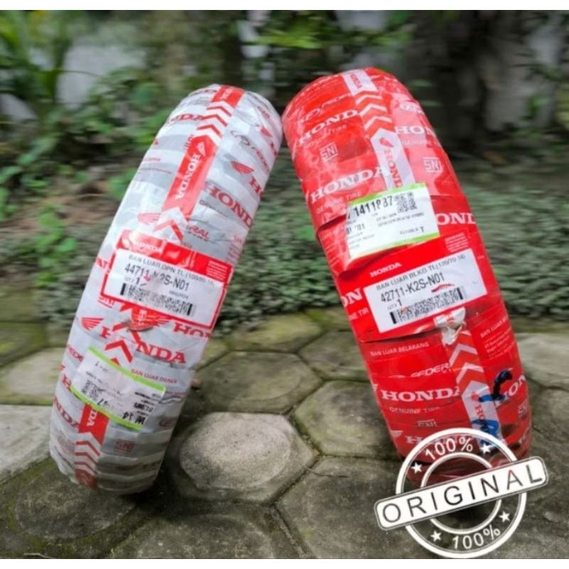 BAN LUAR PCX 150 ORIGINAL HONDA FEDERAL 100/80-14 TUBLESS / 120/70-14 TUBLESS