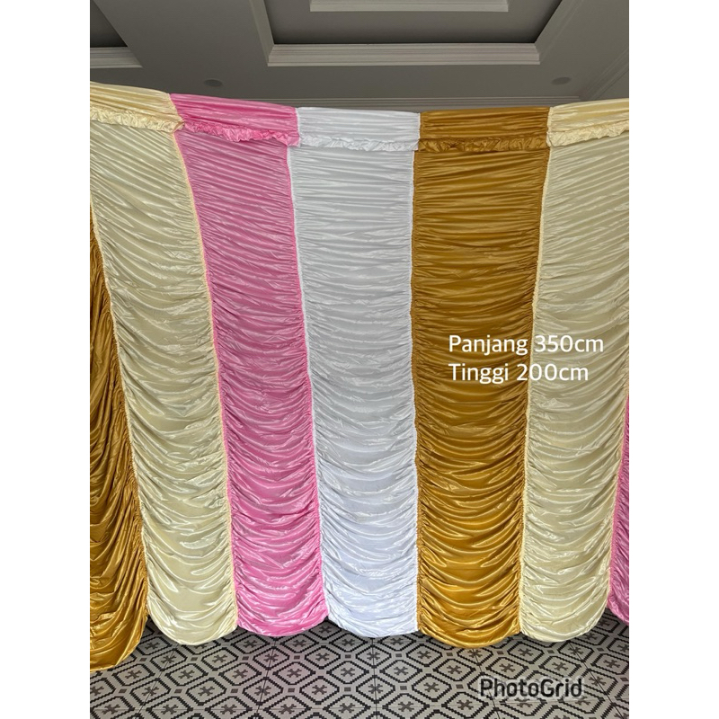 Background pelaminan/Kain pelaminan/Kain dekorasi/Kain tempel