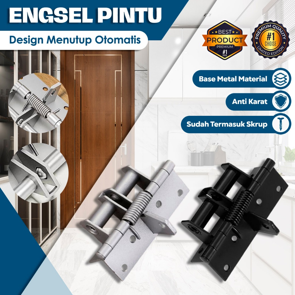 Promo Ralali Engsel Penutup Pintu Otomatis Spring Door Closer Engsel Pintu Tutup Otomatis Lemari