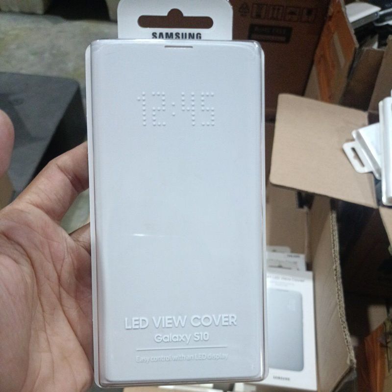 case/casing/led view cover samsung S10 original