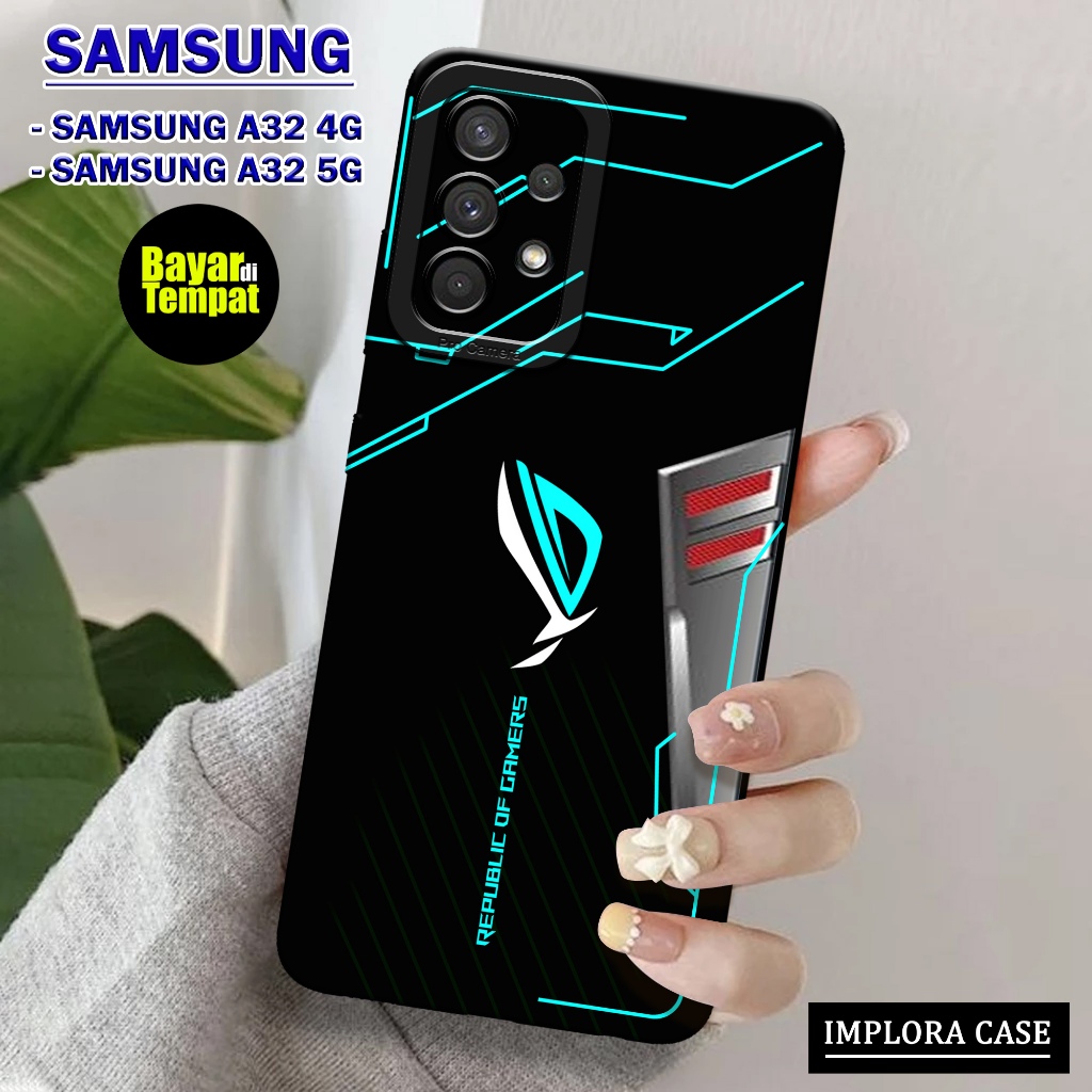 Case SAMSUNG A32 4G / A32 5G Motif GAMING IMPLORA CASE Casing SAMSUNG GALAXY A32 4G / A32 5G Softcas