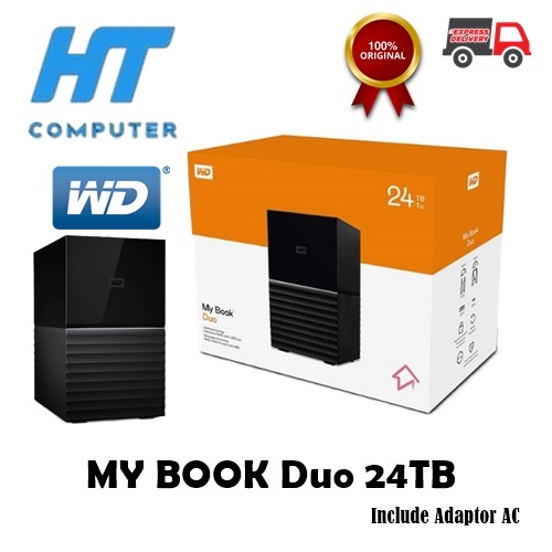 WD MY BOOK Duo 24TB / MYBOOK Duo 24 TB / HDD / HD Eksternal USB 3.0