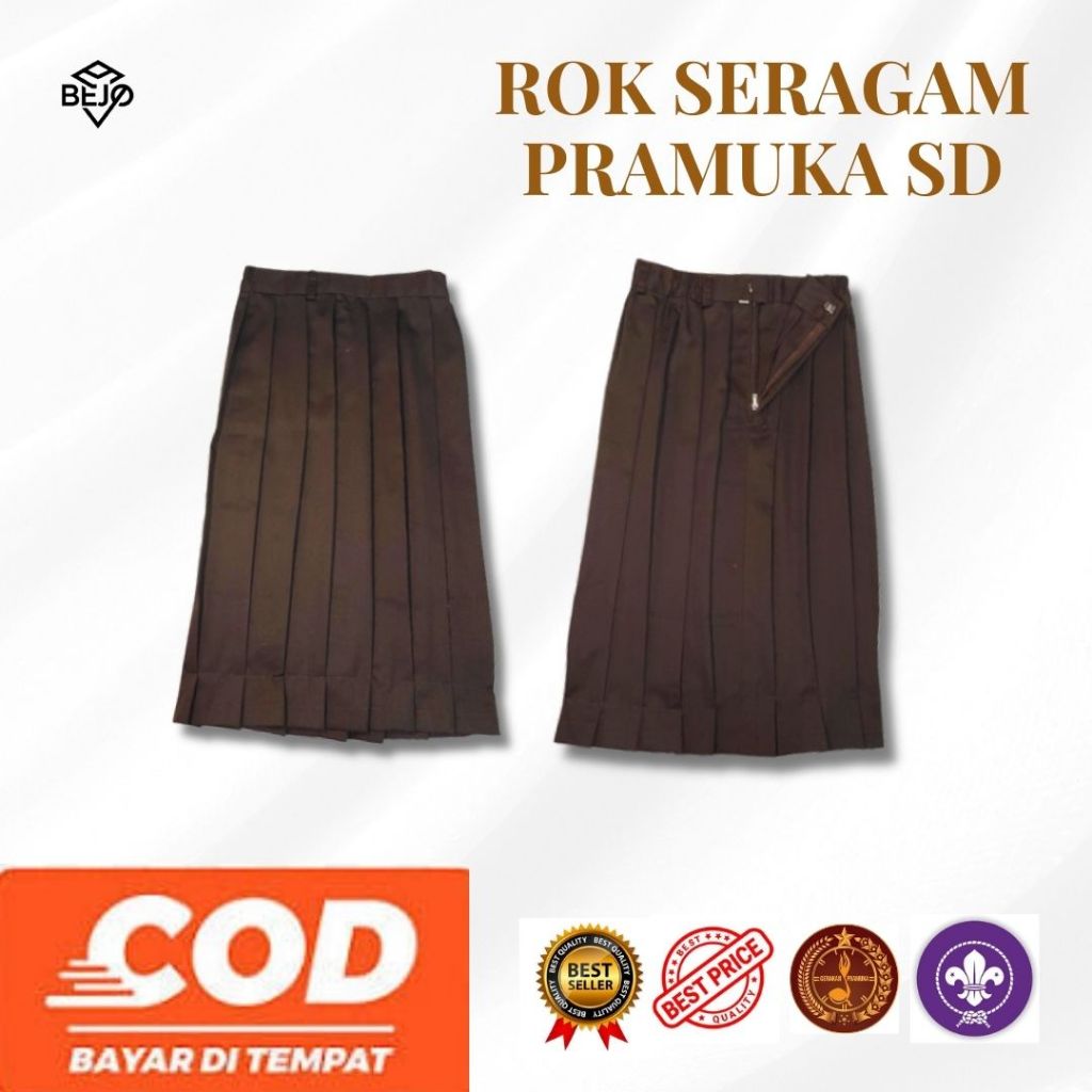 ROK SERAGAM PRAMUKA SD ROK SERAGAM PRAMUKA ROK PANJANG PRAMUKA SD PREMIUM
