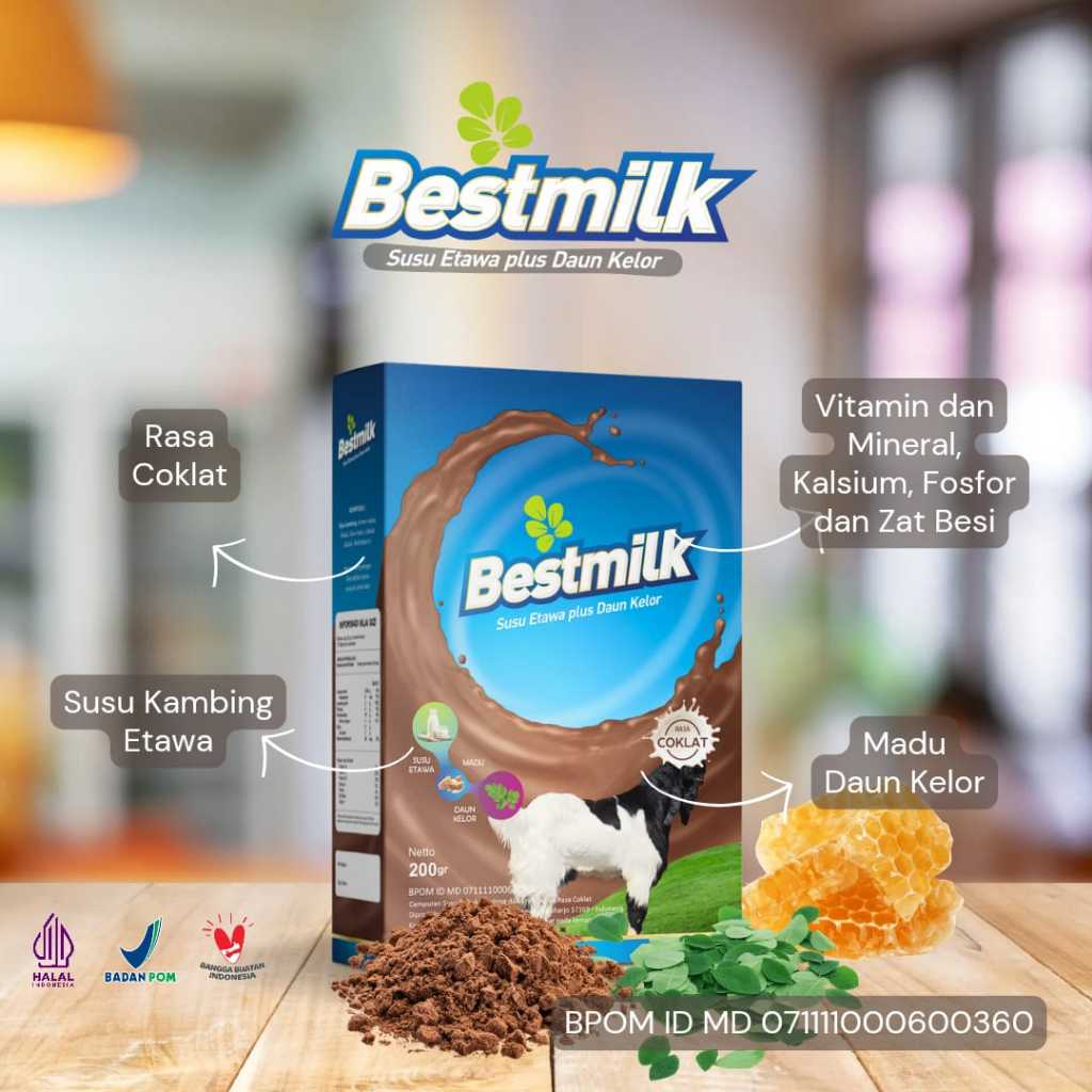

SUSU KAMBING BUBUK PLUS DAUN KELOR - gomilk & bestmilk untuk anak di atas 2 tahun | solusi si kecil susah minum susu | herbal alami & bergizi | original 100% | bisa COD