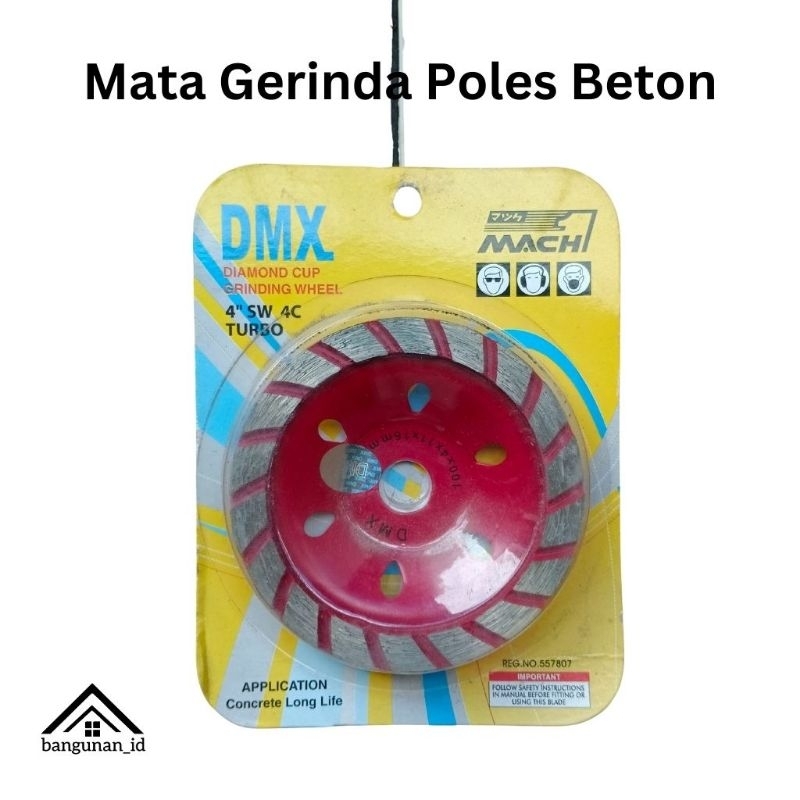 Mata Gerinda Poles Beton DMX 4 Inch