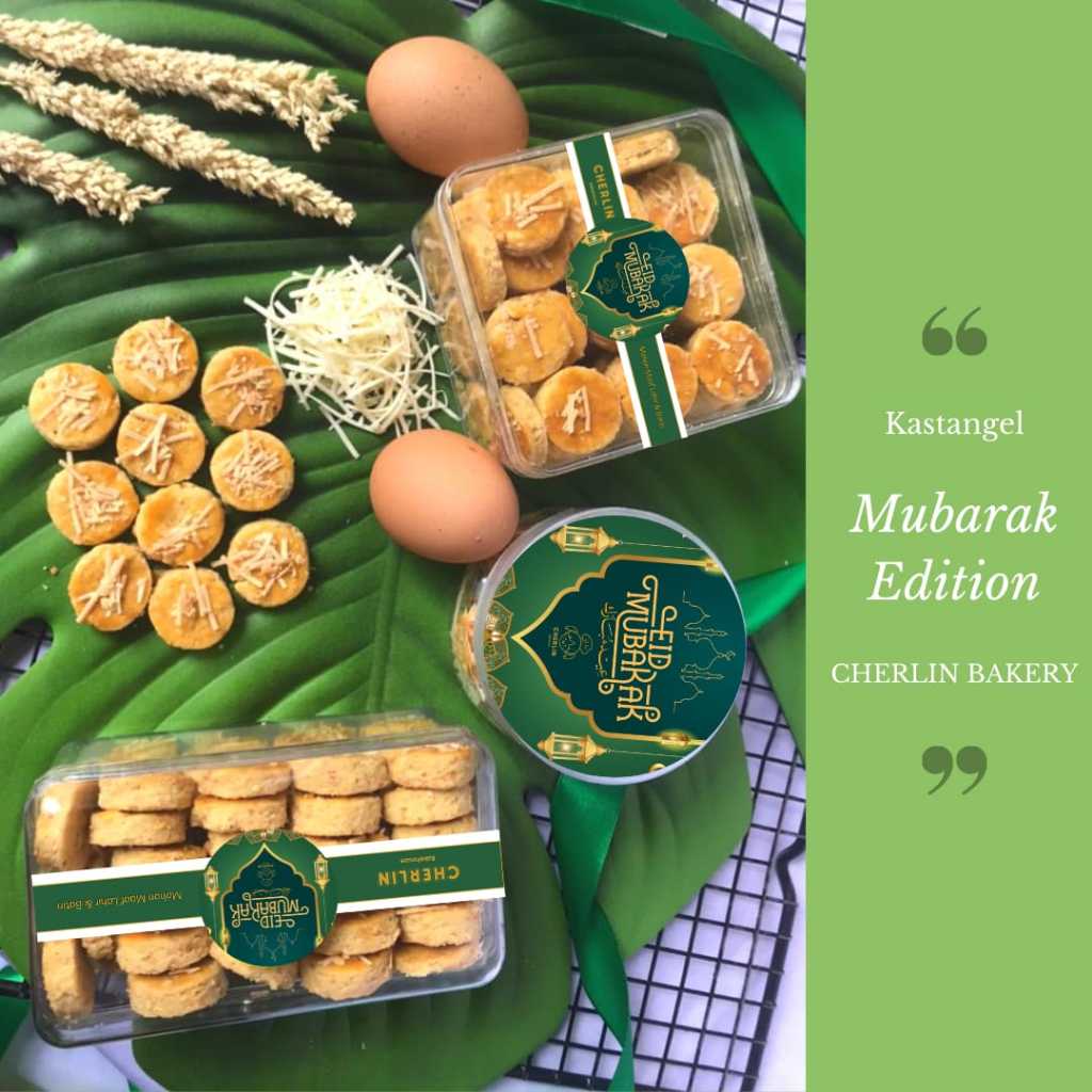 

Kastengel Cookies / Kue Kering Square Size - Cherlin Bakery