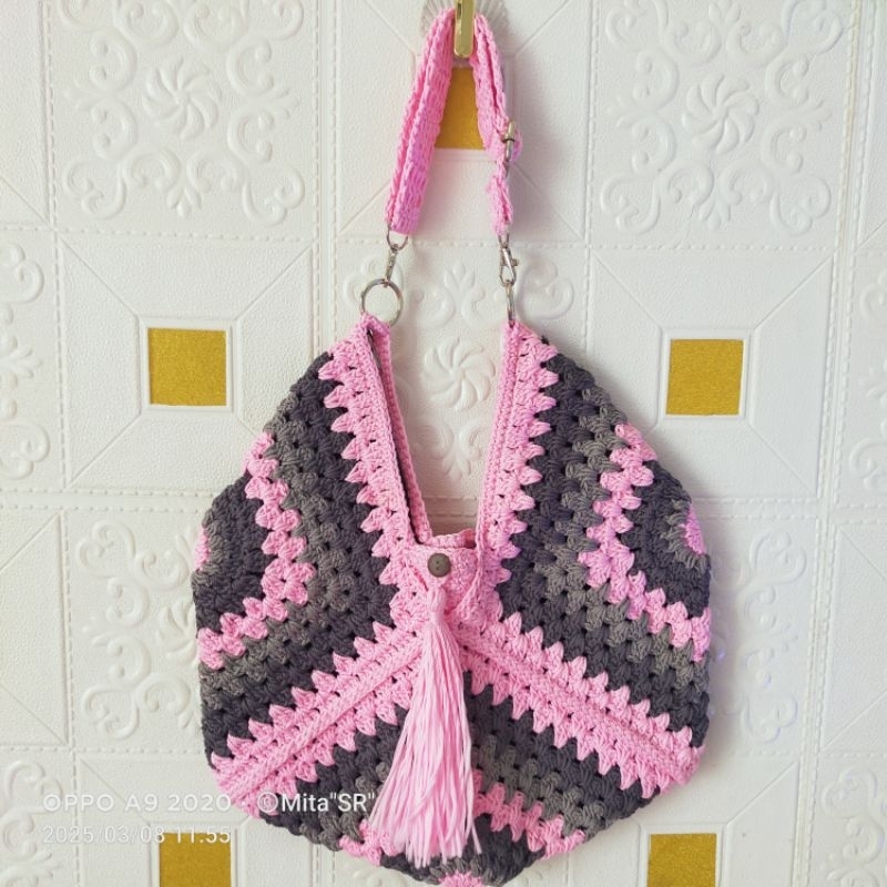 Tas Rajut Handmade Premium PAKET HEMAT Aneka Tas Rajut
