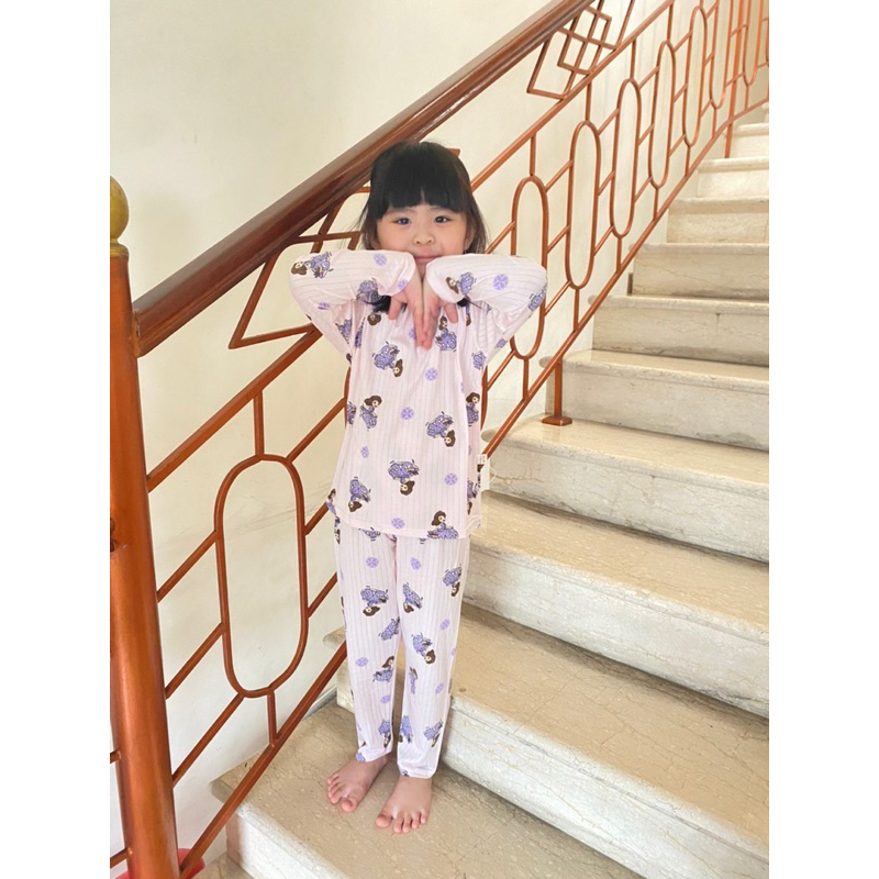 Baju Tidur Anak Tencel Bamboo Princess Sophia | Piyama Tencel Organik Anak