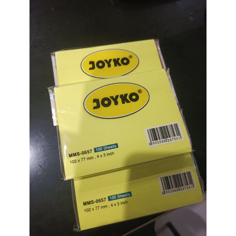 

Joyko Sticky Notes / Memo Stick / Kertas Memo / Memo Tempel Tipe MMS-0657