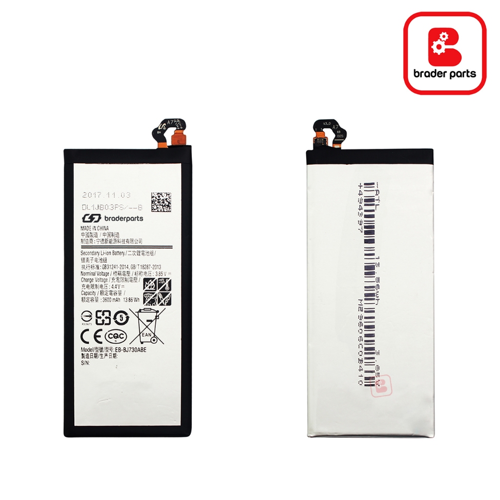 BraderParts Baterai Battery BPBT-G02-000206 untuk Model SM SM-J730F | J7 Pro | SM-A720F | A7 2017 EB