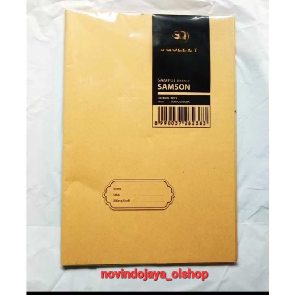 

SAMPUL BUKU SAMSON SAMPUL BUKU BOXY COKLAT SBC-103 TERMURAH