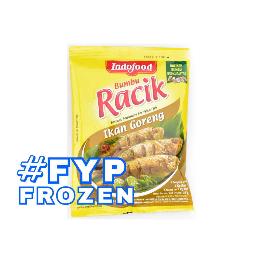 

INDOFOOD RACIK BUMBU IKAN GORENG 20GR / BUMBU INSTAN