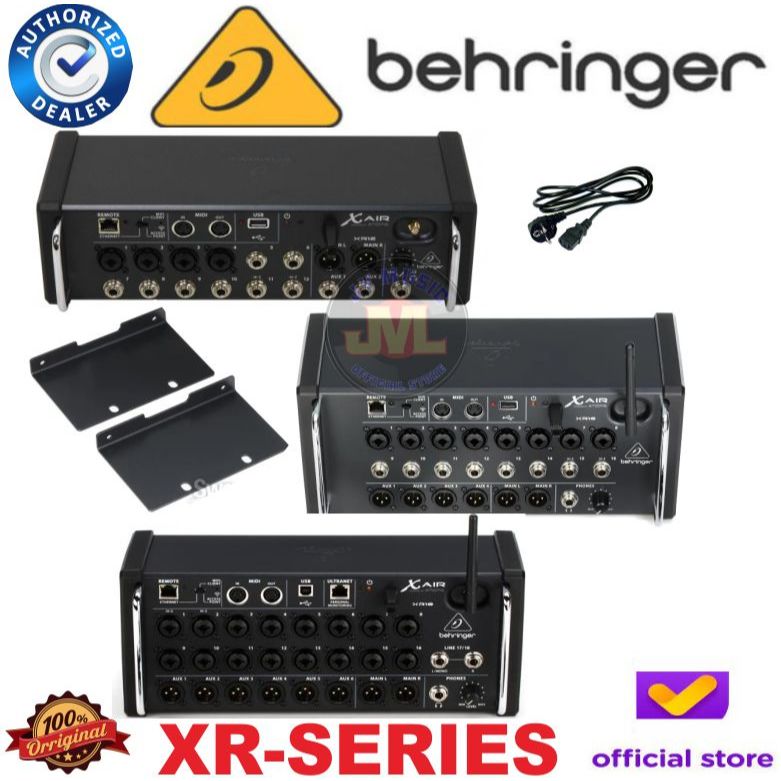 Behringer X AIR XR12 XR16 XR18 Digital Rackmount Mixer Behringer XR-12 XR-16 XR-18 Audio Interface U