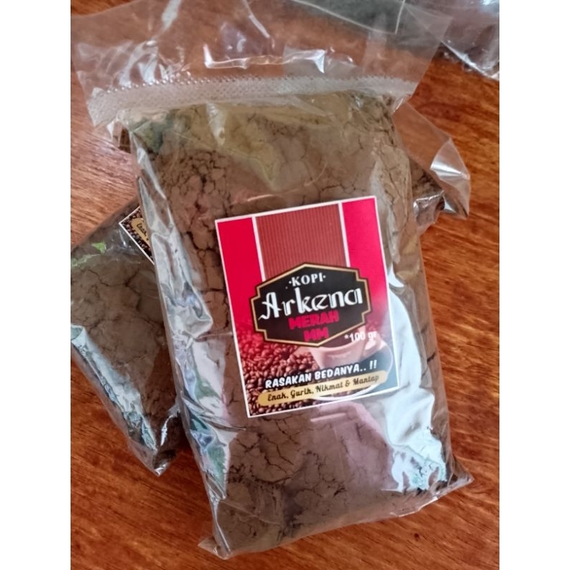 

Kopi bubuk arkena (merah MM) 100% kopi asli Murmer