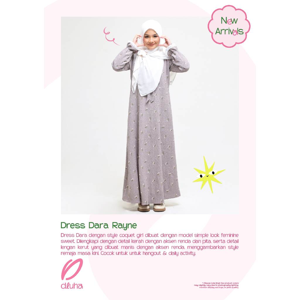 RABBANI ORI - New Dresslim Gamis Remaja Dluha Ori Dresslim Dara Rayne
