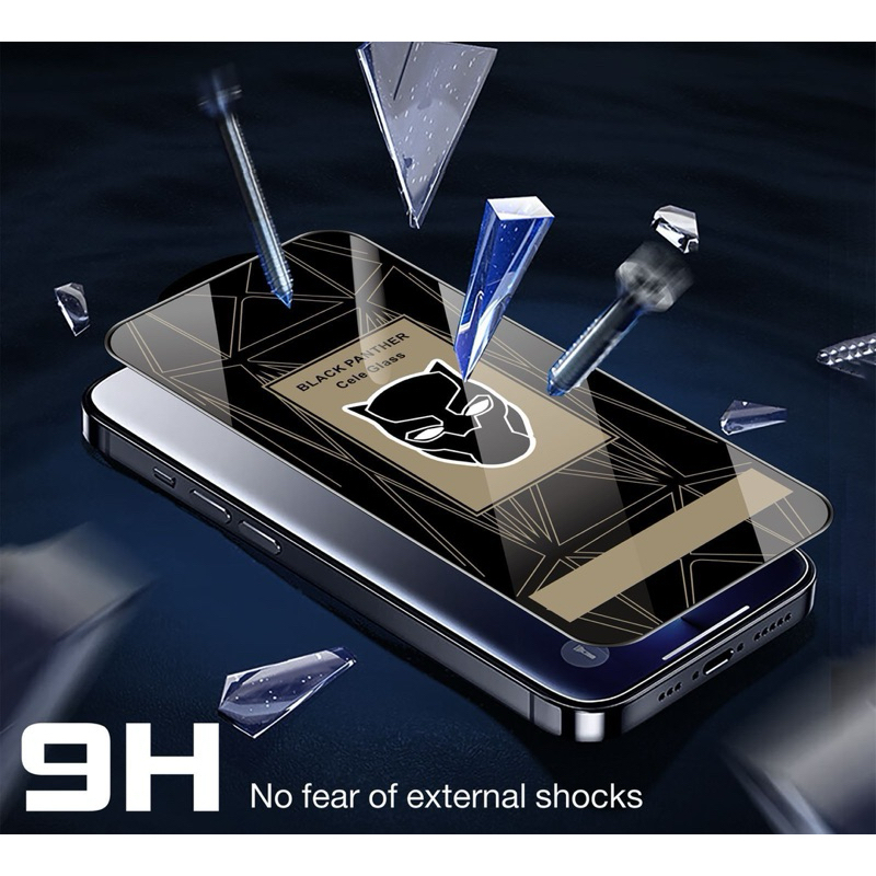 TEMPERED GLASS ANTI STATIC BLACK PHANTER SUPER HIGH QUALITY FOR REALME C30/REALME C30s/REALME C31/RE