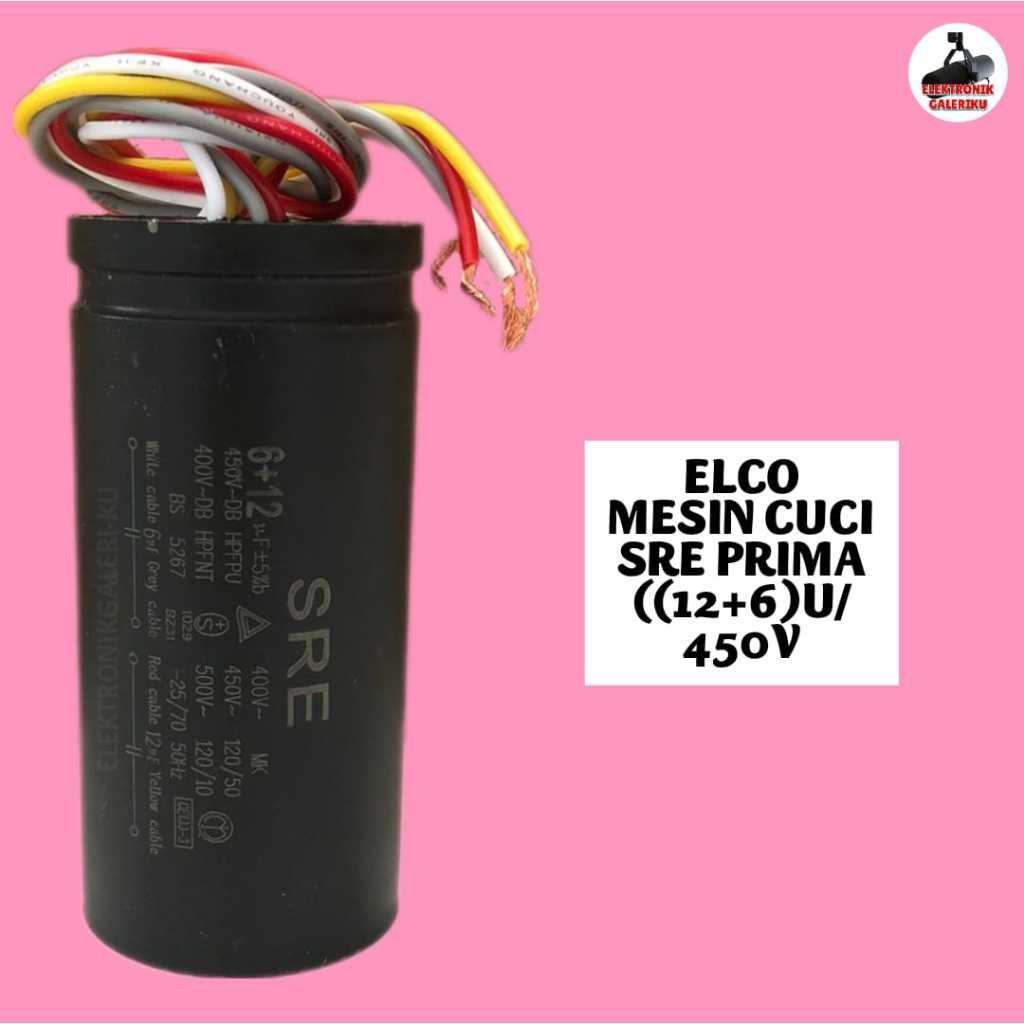 ELCO MESIN CUCI (12+6)U / 450V