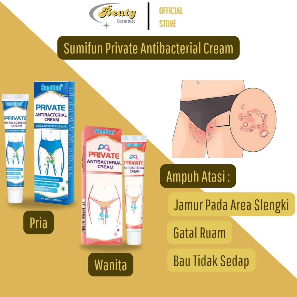 Sumifun Anti Bakterial Area Selangkangan Pria Wanita Salep Gatal Anti Jamur