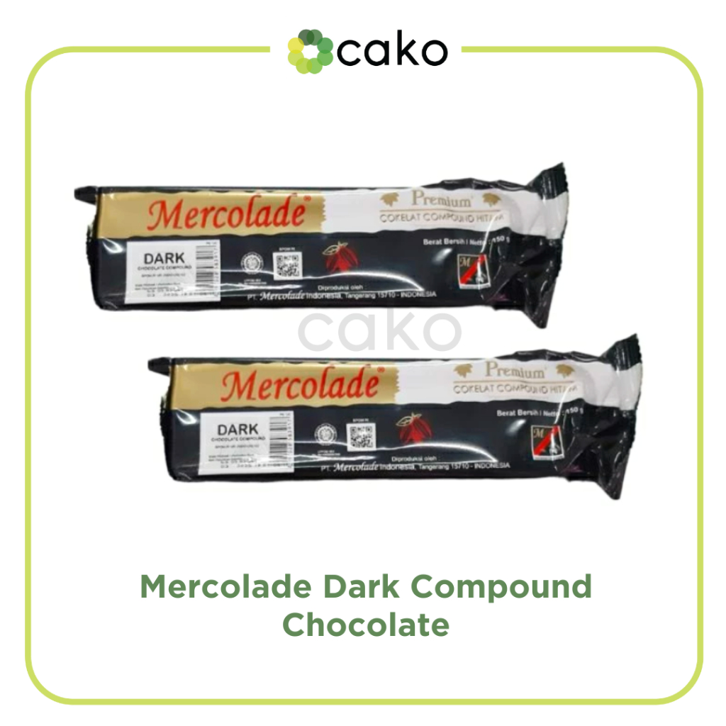 

Mercolade Dark Chocolate Compound 150gr / Coklat Compound Pahit