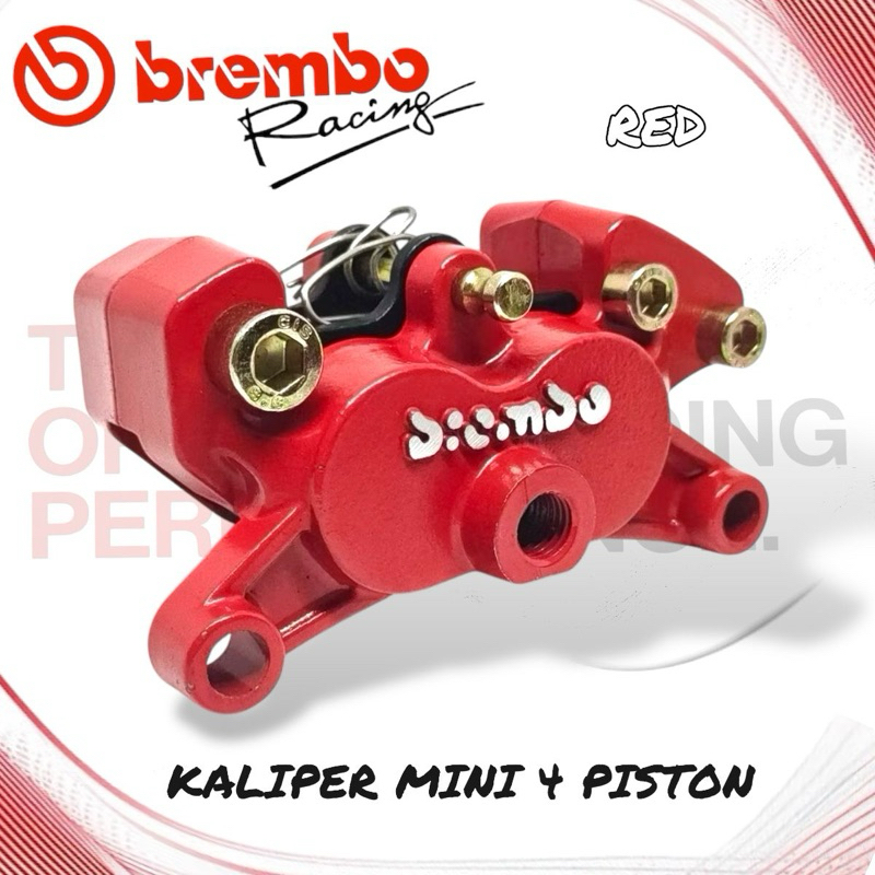 KALIPER BREMBO 4 PISTON MINI UNTUK BREKET 2 PISTON