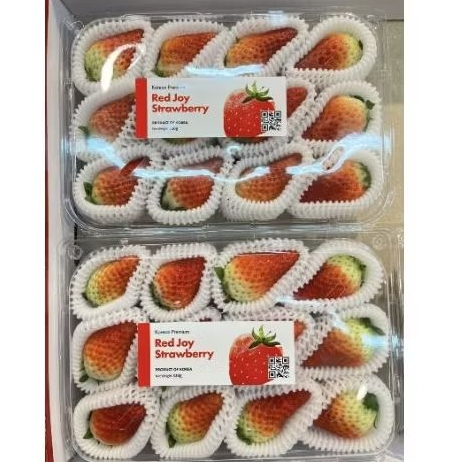 

Buah strawberry Korea red Joy manis 330 gram