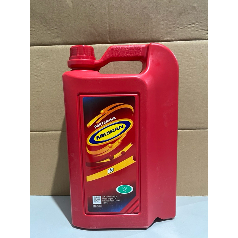 OLI /OIL MESRAN B ( 5LITER ) PELUMAS OLI MESIN MOBIL DIESEL SAE 40