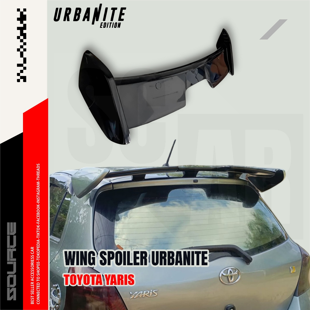 REAR WING SPOILER URBANITE - TOYOTA YARIS