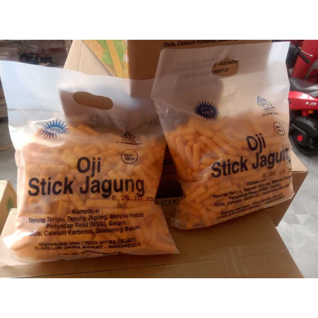 

Oji Stick Jagung 350 gr + 1 dus oji stick jagung