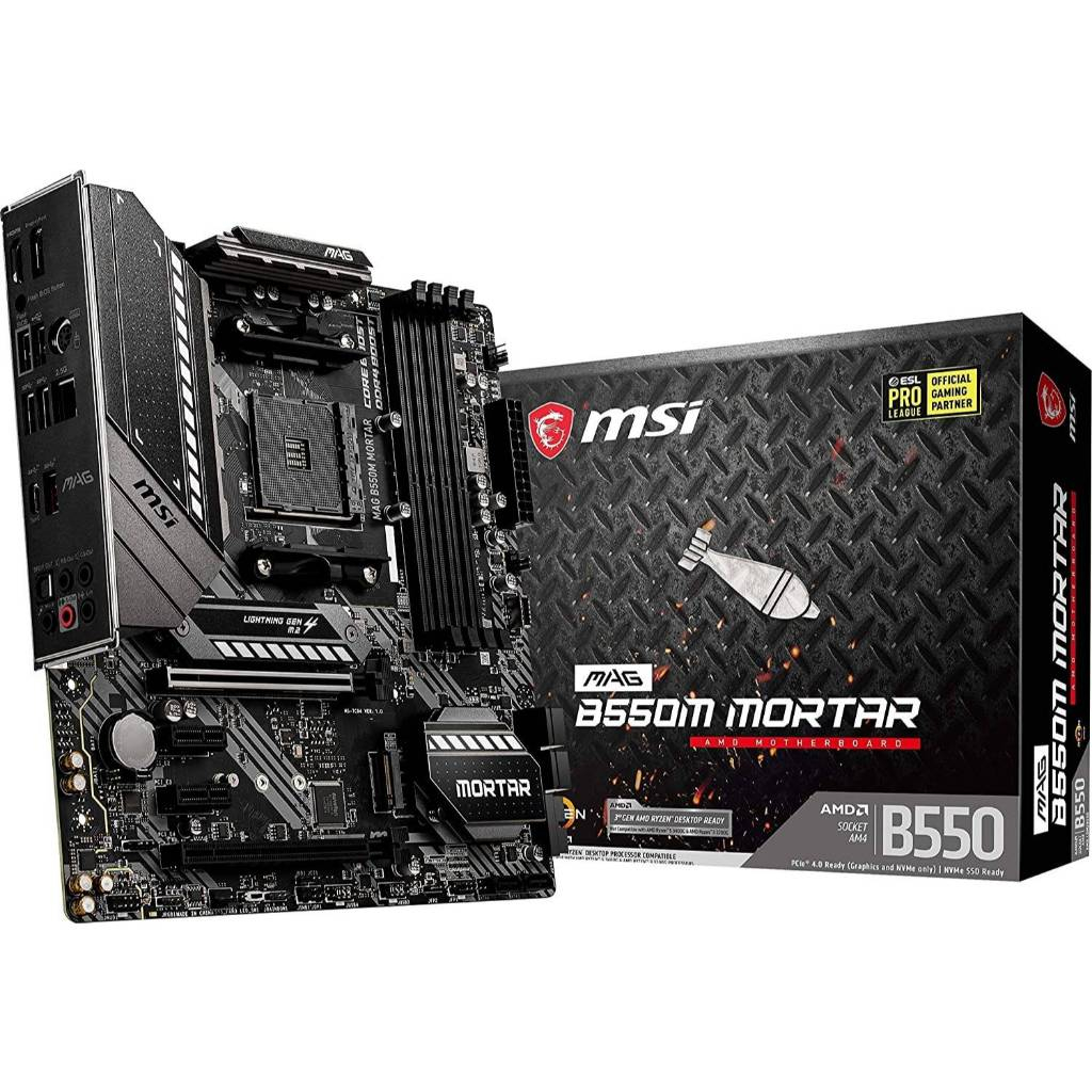 MOTHERDOART MSI B550M MORTAR (AMD AM4, B550, DDR4)