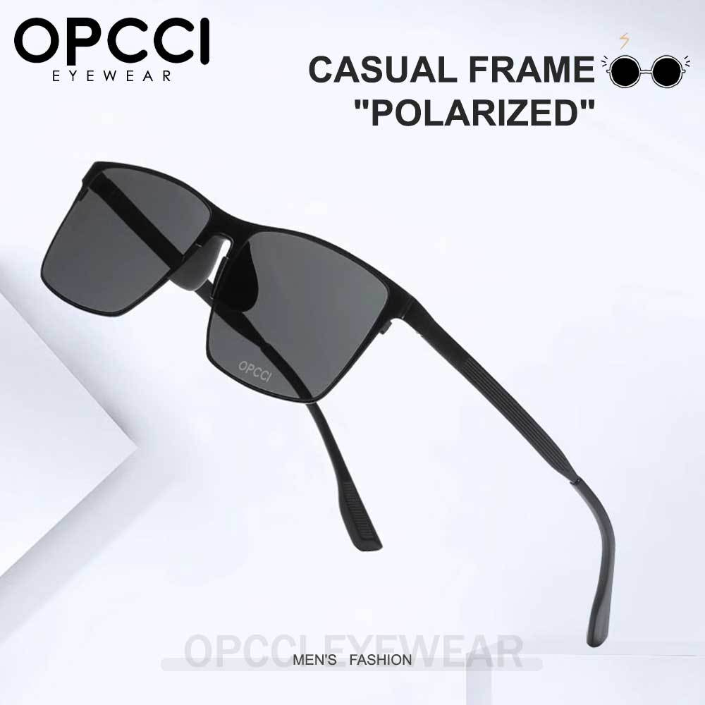 PCCI Kacamata Polarized Bahan TR90 Nosepad Nyaman Casual Frame Polarized Fashion 8226X