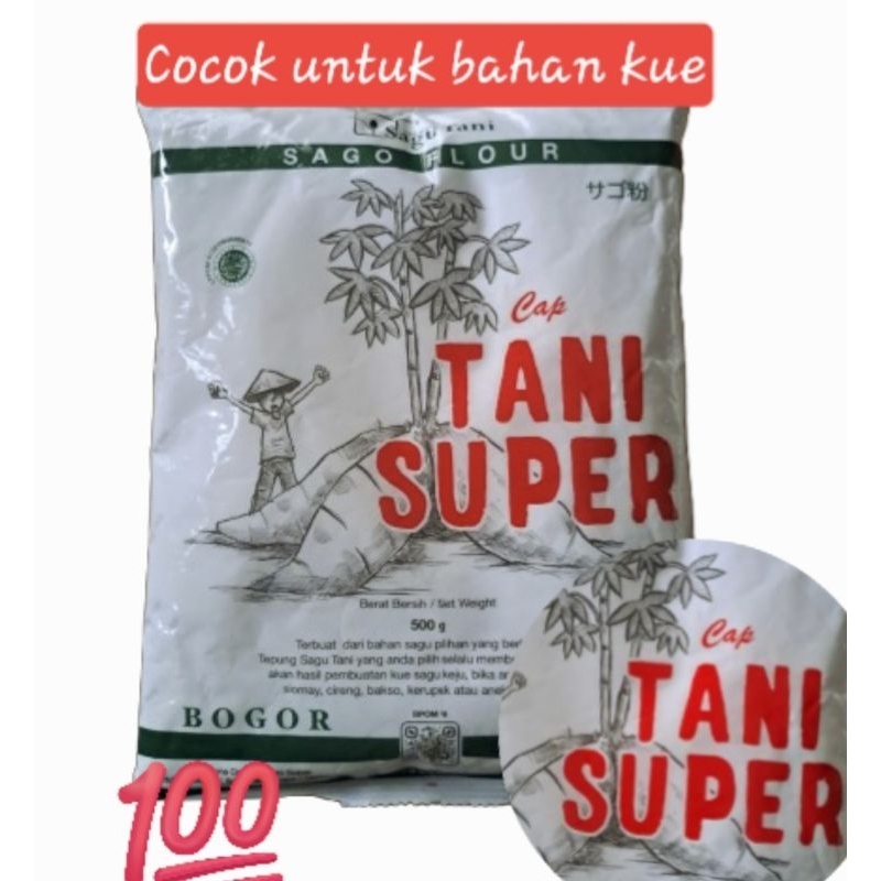 

500 gram tepung sagu tani super pempek kue keju