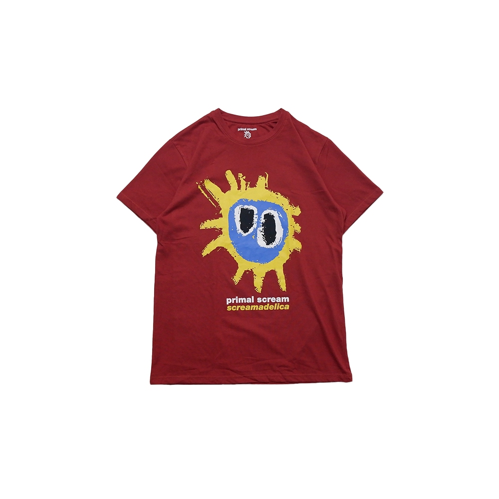 Kaos Band Primal Scream Screamadelica Tshirt Marron