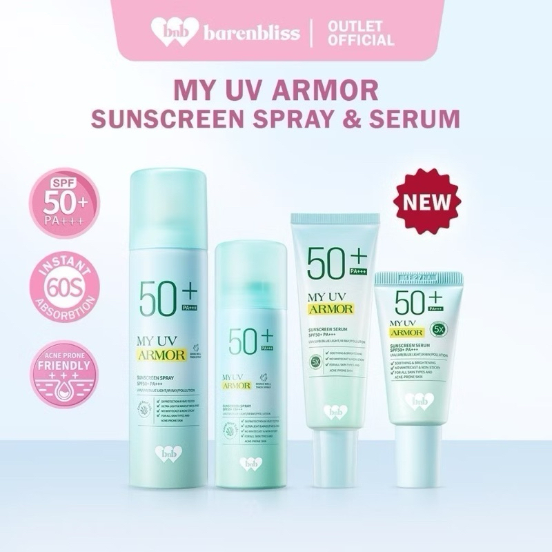 Barenbliss My uv armor sunscreen spray PA+++