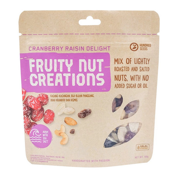 

Fruity Nut Creations - Cranberry Raisin Delight 60g