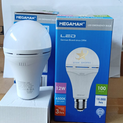 Lampu LED Megaman 9 & 12 Wat Emergency LED Ac Dc Megaman 9w 12w