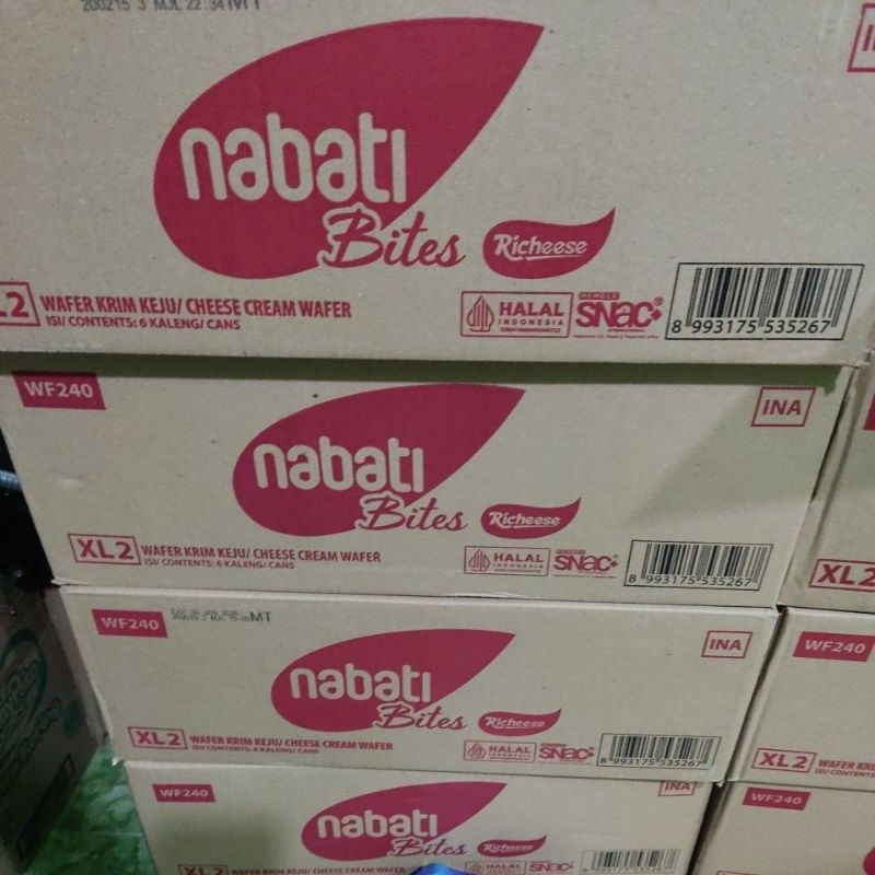

Wafer Nabati Kaleng 240gr x 6 Original langsung kirim