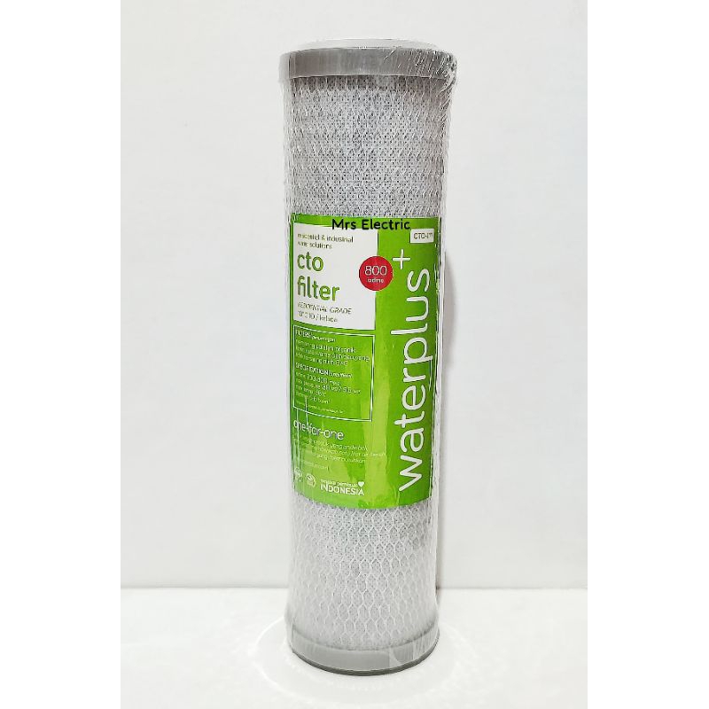 Filter Cartridge CTO 10" Waterplus+ CTO-111/Filter Air CTO 10" 5 Mikron Waterplus+