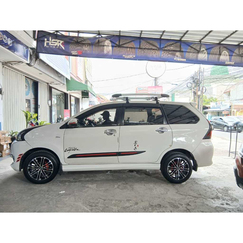 PAKET VELG PLUS BAN ACCELERA 205 50 R16 UNTUK MOBIL AVANZA USE VELG HSR ALKANI RING 16