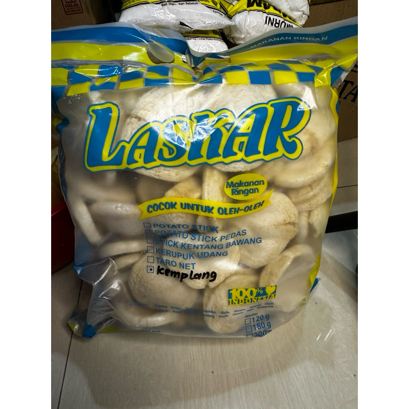 

KRUPUK KEMPLANG SIAP MAKAN LASKAR 170Gr