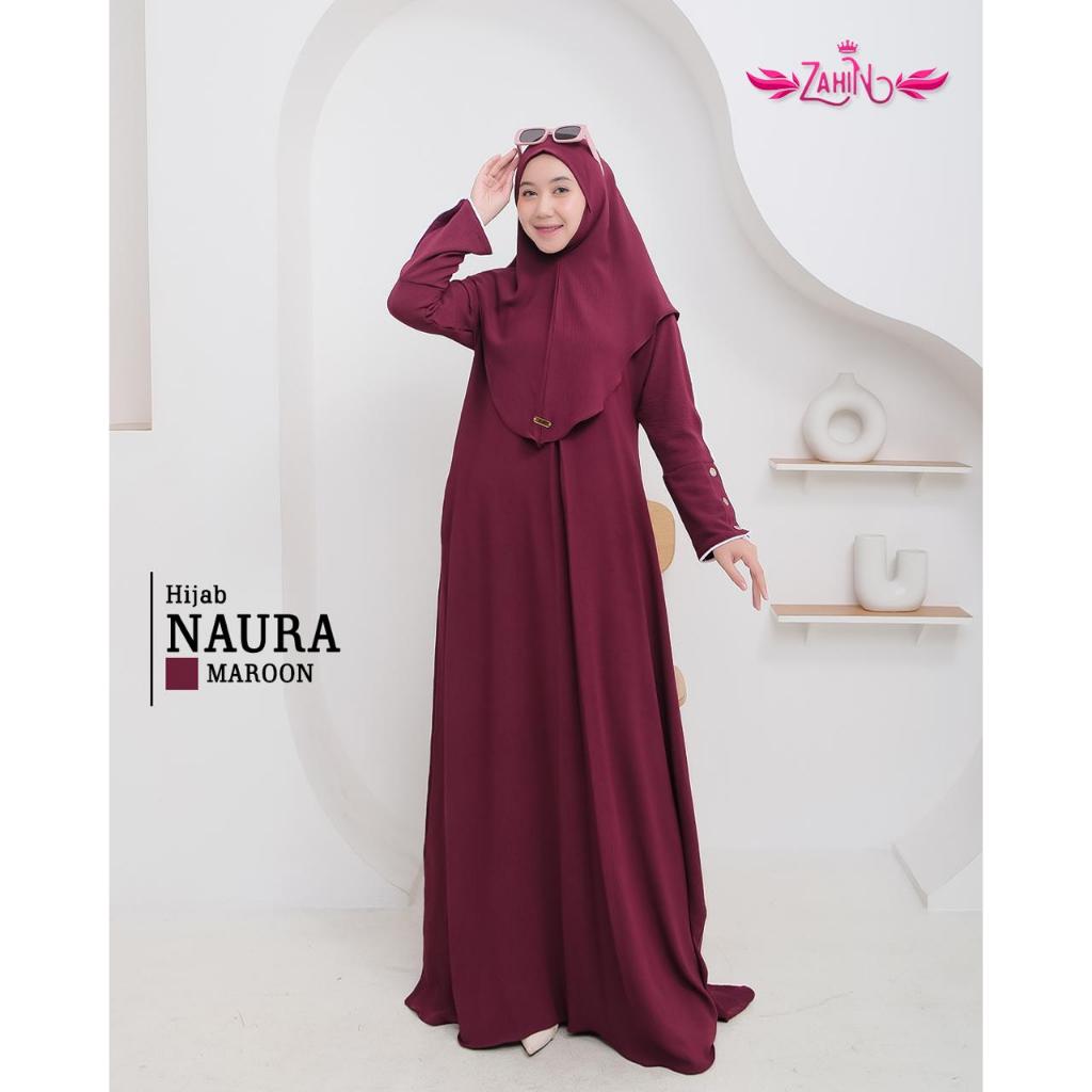 Gamis Naura Set Hijab By Zahin