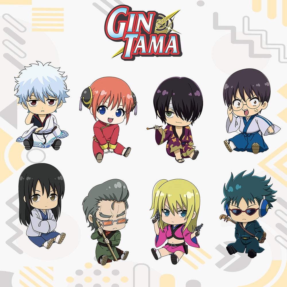 Gantungan Kunci Gintama - Keychain Anime Gintama Gintoki - Ganci Acrylic