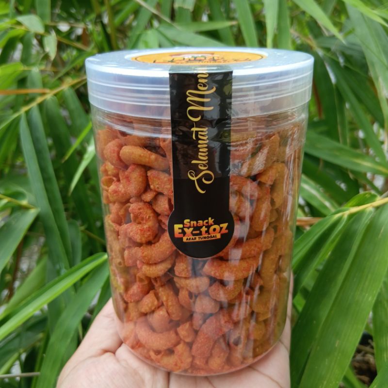 

MAKARONI SEPAT PEDAS Ex-toz toples 750 ml 220gram | cemilan pedas