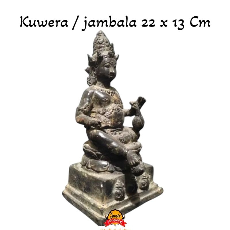 Dewa Kubera KUWERA dewa kekayaan rejeki Jambala Perunggu