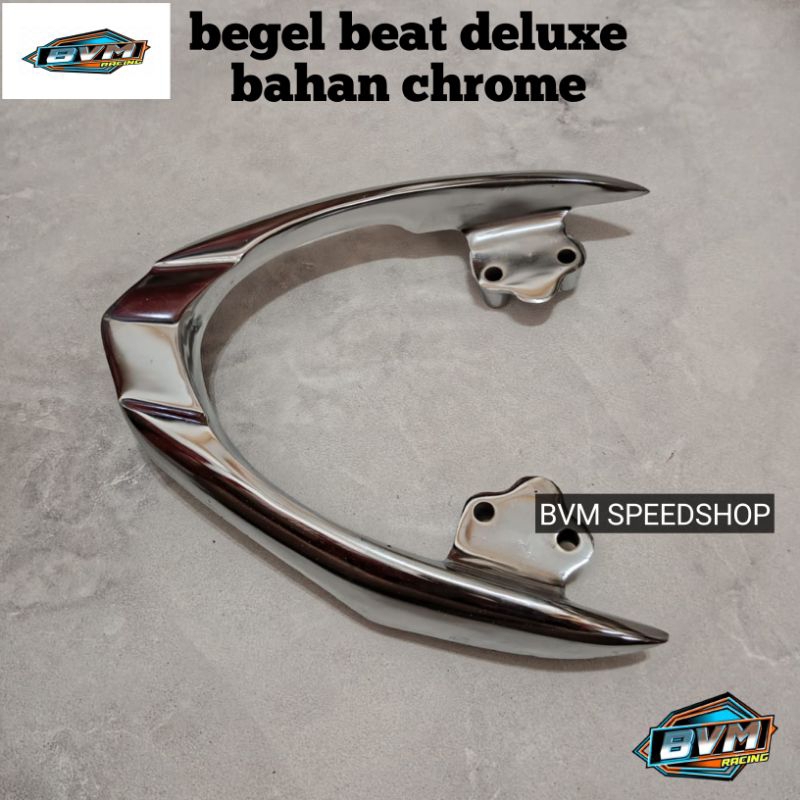 BEHEL BEGEL BEAT NEW DELUXE FULL CHROME PLANGER HONDA BEAT FI BEAT NEW DELUXE MODEL ORI FULL KRUM