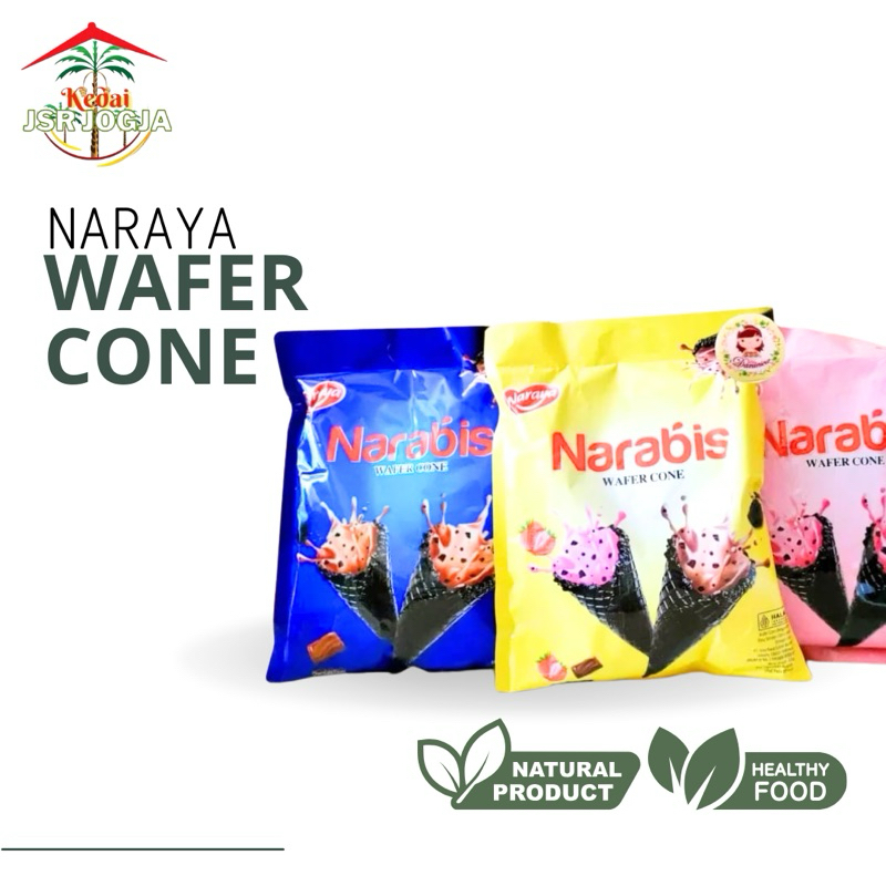 

Narabis Wafer Cone Cream All Varian Assortment 220 GR