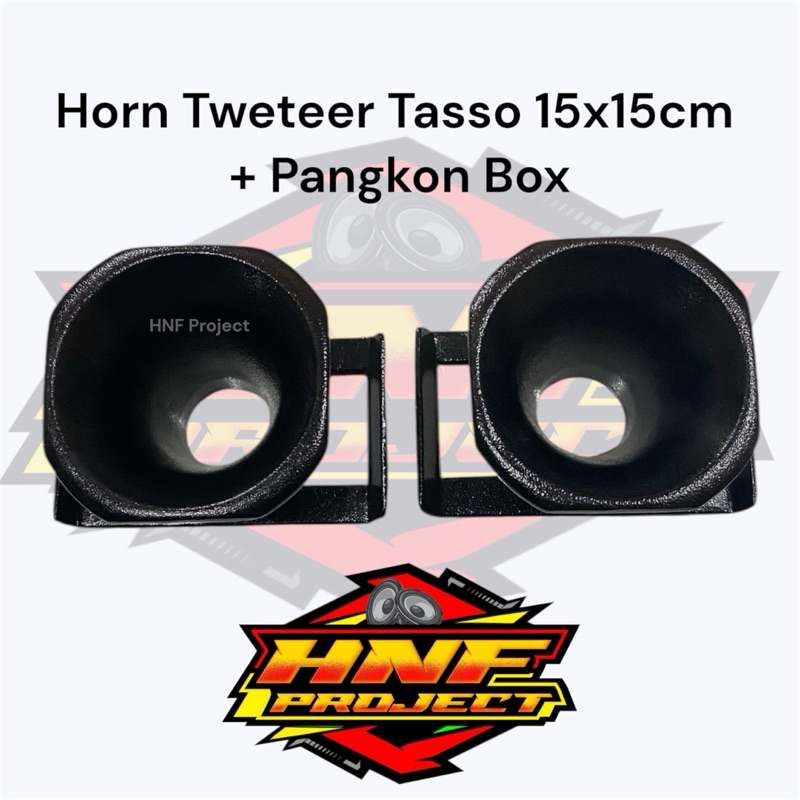 Horn Tweeter Tasso Plus Pangkon Box / Corong Horn Tasso / Middle Tasso