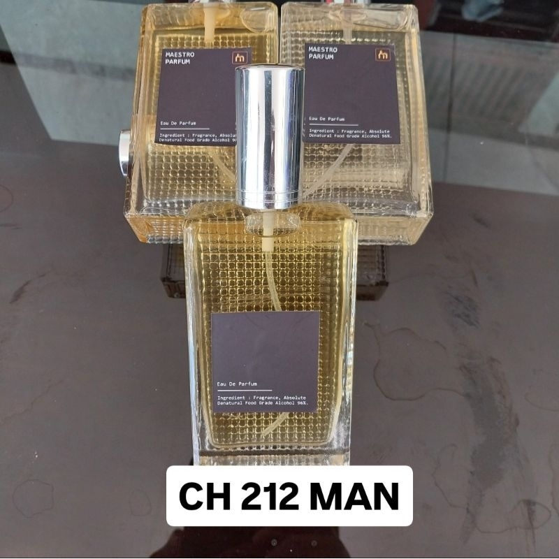PARFUM CH 212 MAN ORIGINAL MAESTRO PARFUM BERGARANSI