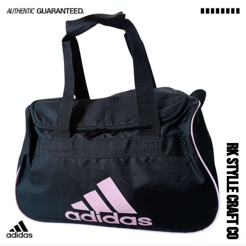 Tas Olahraga | Tas Adidas duffle bag 21 liter Black-Pink100%Original